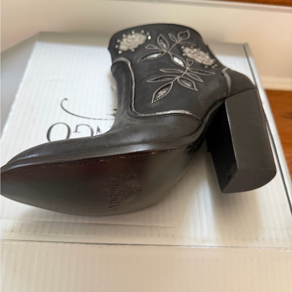 Old Gringo Merillyn Black Floral Embroidered Heeled Boots - Picture 3 of 7